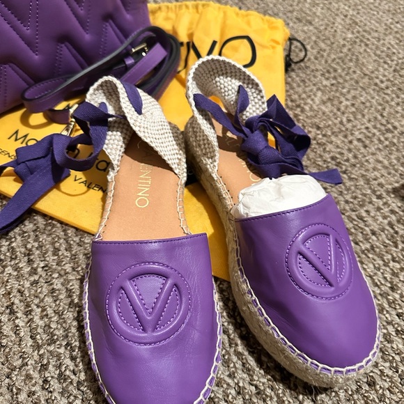Valentino espadrilles purple size 6 NWT - Picture 3 of 7